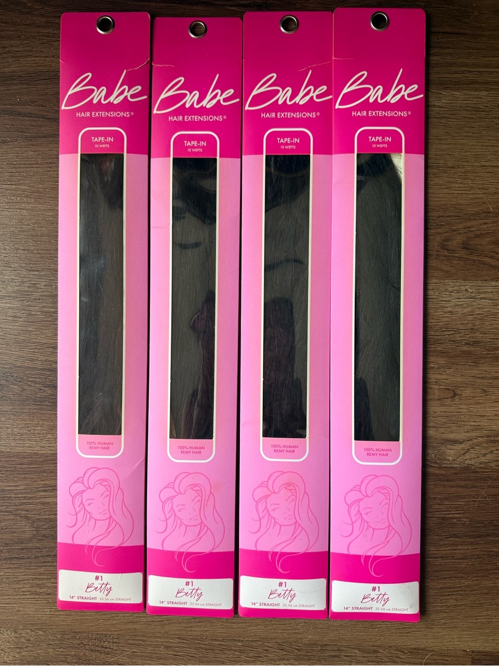 Tape-In Hair Extensions - Black